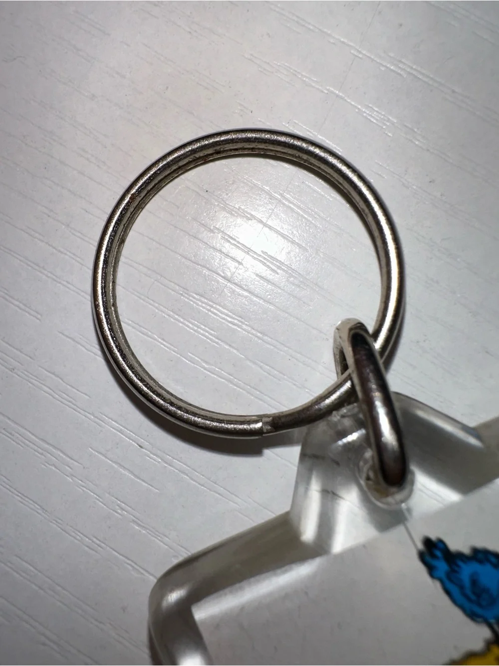 Vtg “What a Relationship” Cat & Bird Keychain